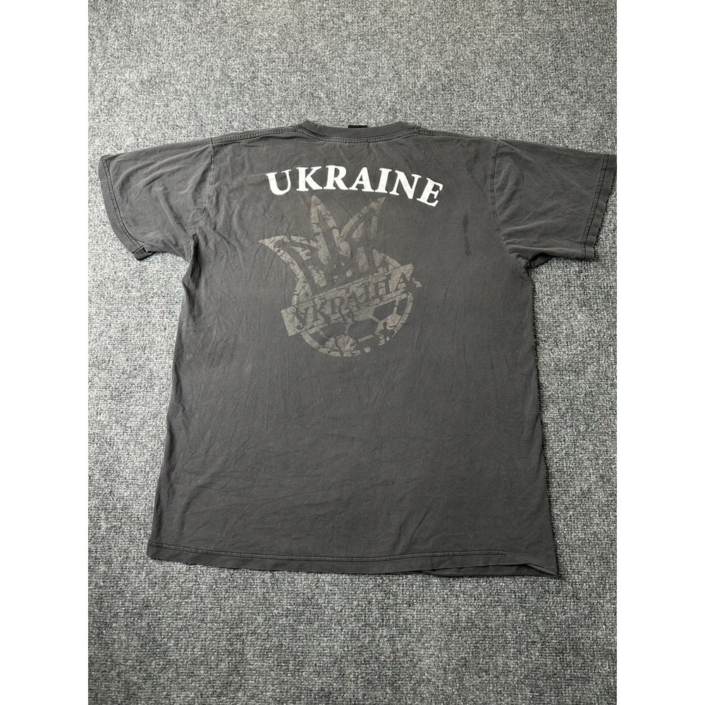 Mens FIFA World Cup Germany 2006 Ukraine Soccer Graphic T Shirt, Size XXL